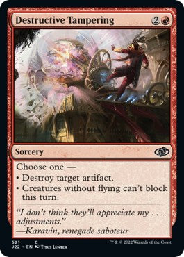 Destructive Tampering [Jumpstart 2022] | Devastation Store