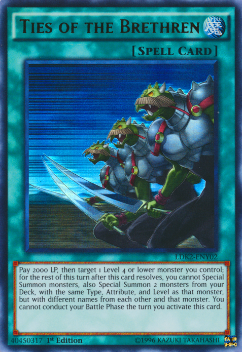 Ties of the Brethren [LDK2-ENY02] Ultra Rare | Devastation Store