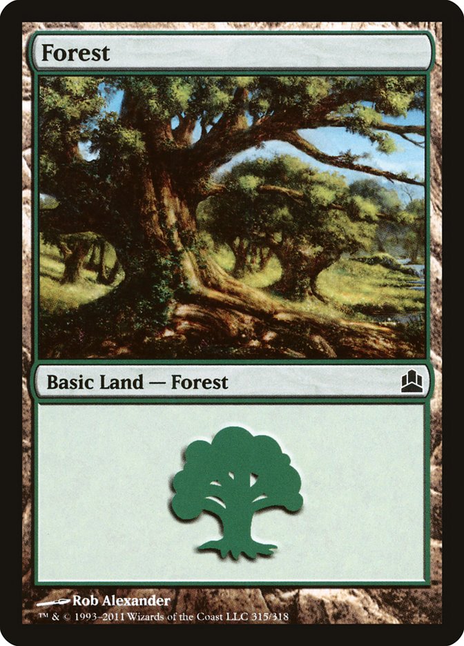 Forest (315) [Commander 2011] - Devastation Store | Devastation Store