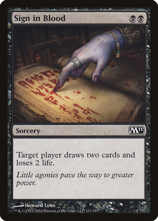 Sign in Blood [Magic 2011] - Devastation Store | Devastation Store