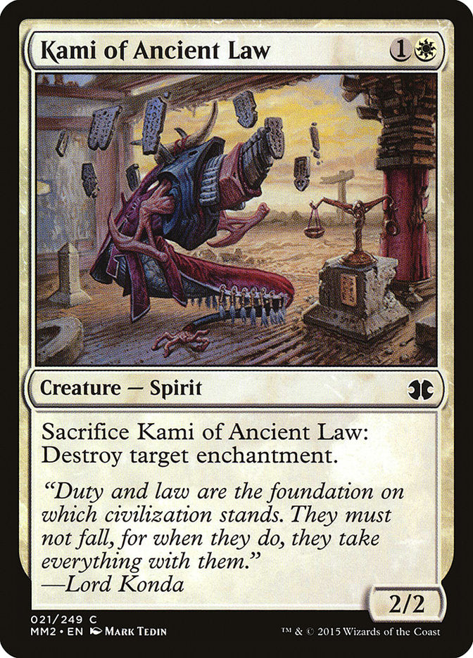 Kami of Ancient Law [Modern Masters 2015] - Devastation Store | Devastation Store