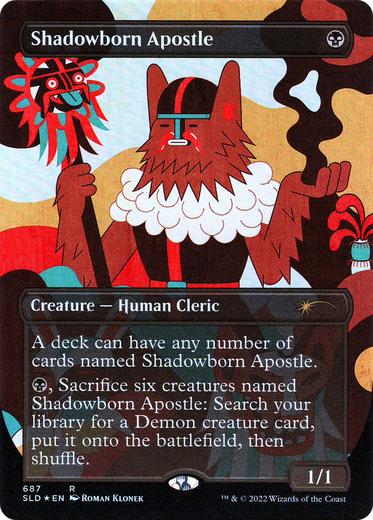 Shadowborn Apostle (687) (Borderless) [Secret Lair Drop Promos] | Devastation Store