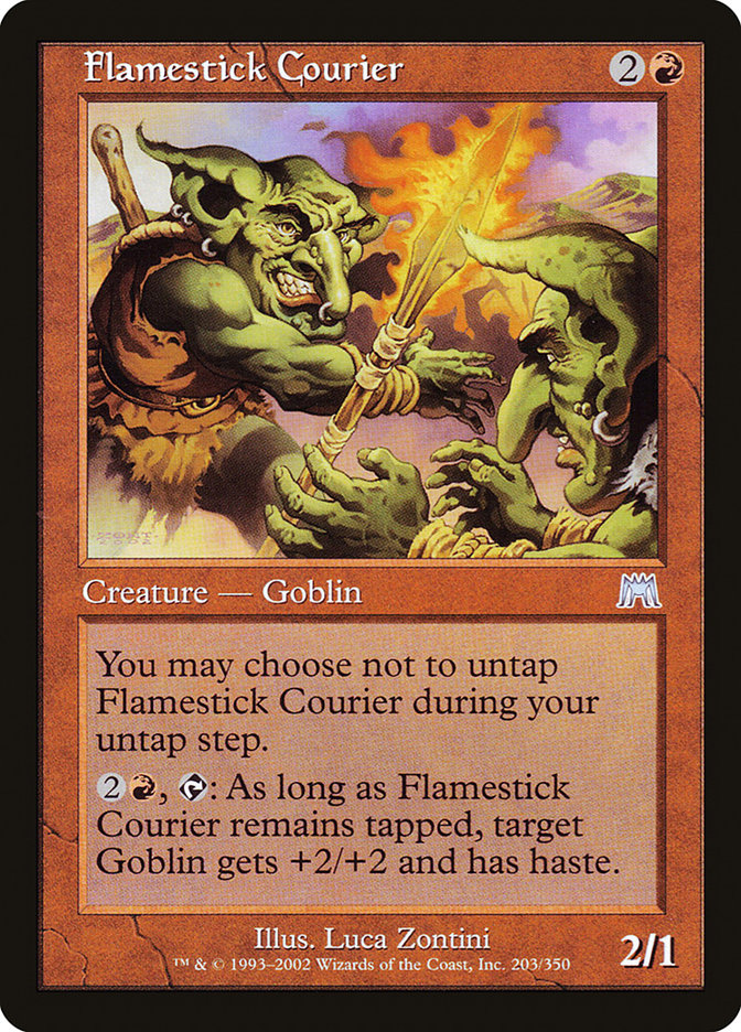 Flamestick Courier [Onslaught] | Devastation Store