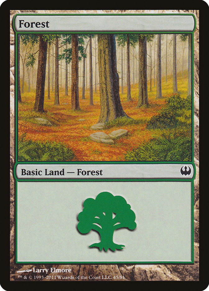 Forest (45) [Duel Decks: Knights vs. Dragons] - Devastation Store | Devastation Store