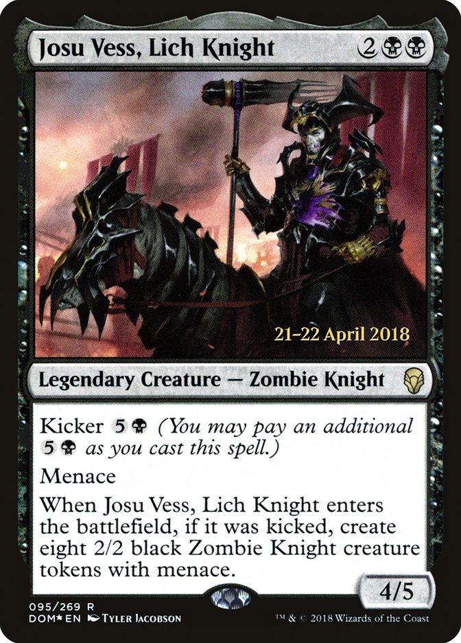 Josu Vess, Lich Knight  [Dominaria Prerelease Promos] | Devastation Store