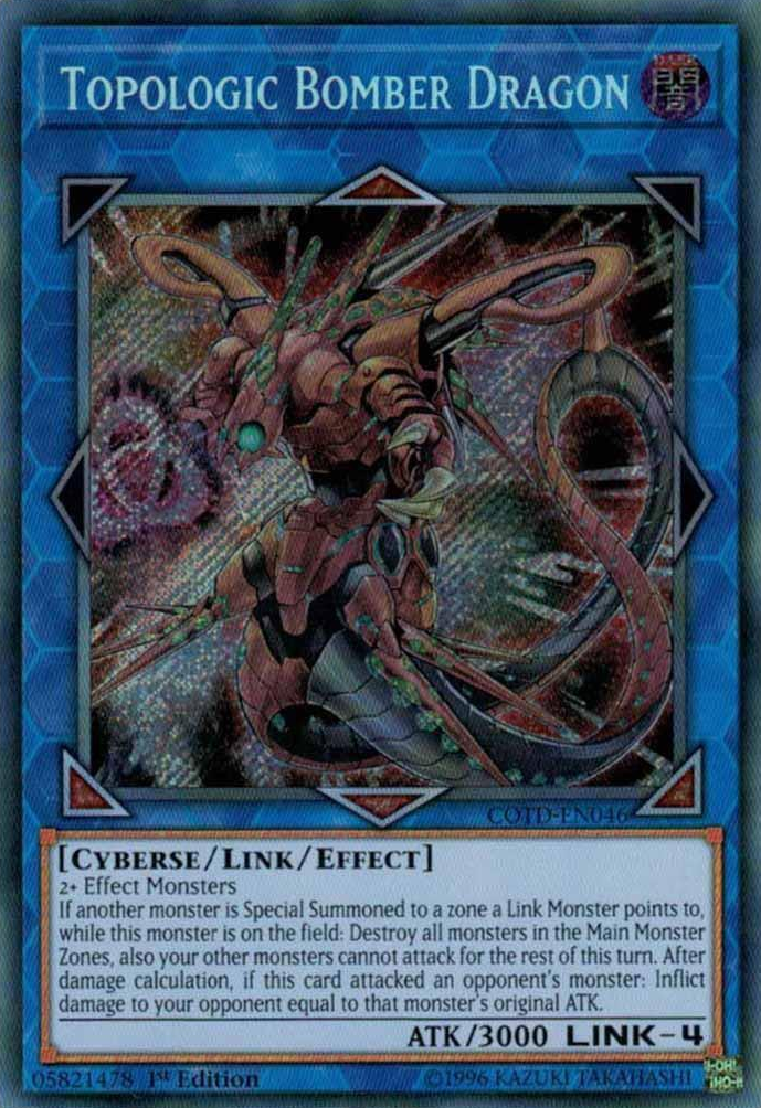 Topologic Bomber Dragon [COTD-EN046] Secret Rare | Devastation Store