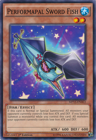 Performapal Sword Fish [MP15-EN063] Common | Devastation Store