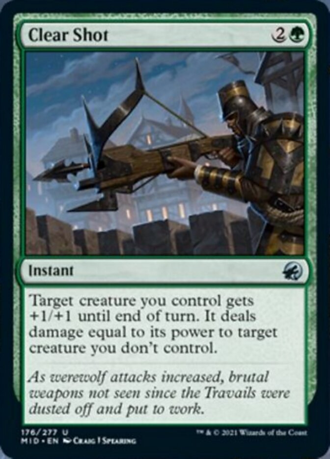 Clear Shot [Innistrad: Midnight Hunt] | Devastation Store