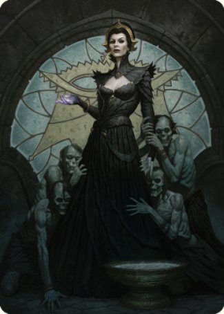 Liliana of the Veil Art Card [Dominaria United Art Series] | Devastation Store