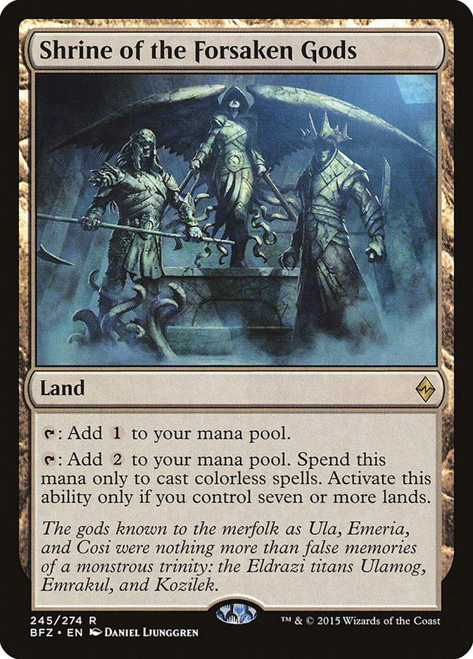 Shrine of the Forsaken Gods [Battle for Zendikar] | Devastation Store