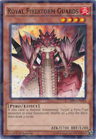 Royal Firestorm Guards [BP03-EN034] Shatterfoil Rare | Devastation Store