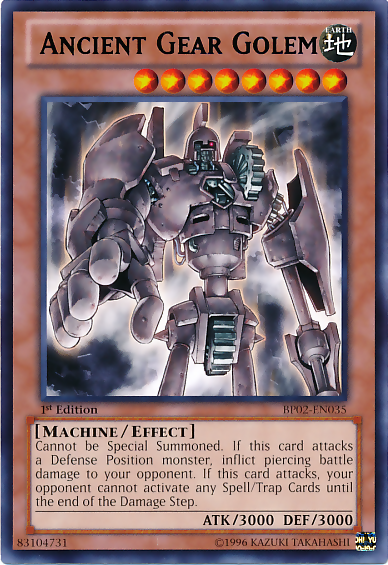 Ancient Gear Golem [BP02-EN035] Mosaic Rare | Devastation Store