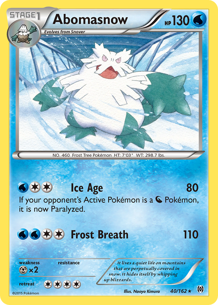 Abomasnow (40/162) [XY: BREAKthrough] | Devastation Store