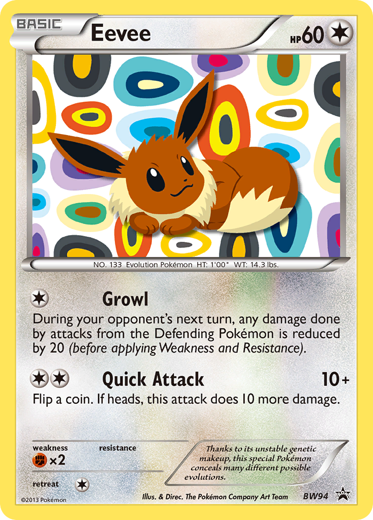 Eevee (BW94) [Black & White: Black Star Promos] | Devastation Store