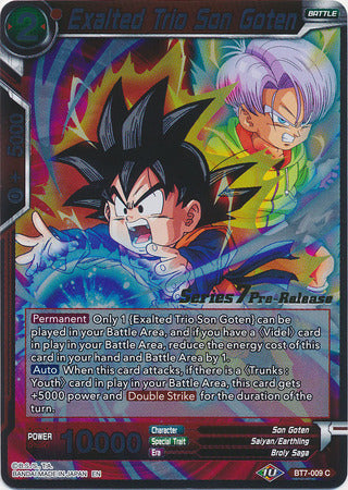 Exalted Trio Son Goten [BT7-009_PR] | Devastation Store