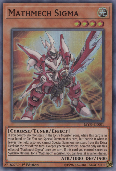 Mathmech Sigma [MYFI-EN001] Super Rare | Devastation Store