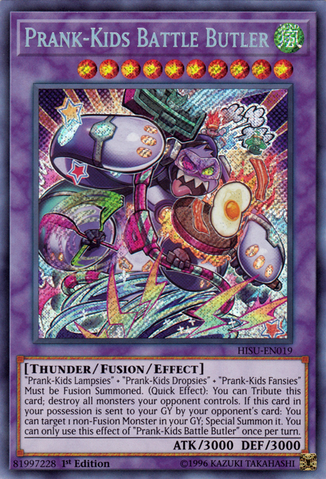 Prank-Kids Battle Butler [HISU-EN019] Secret Rare | Devastation Store