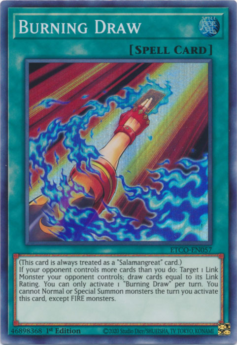 Burning Draw [ETCO-EN057] Super Rare | Devastation Store