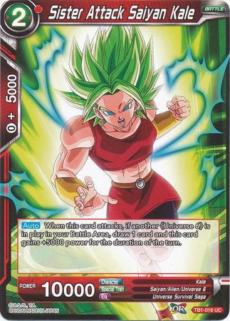 Sister Attack Saiyan Kale [TB1-016] | Devastation Store