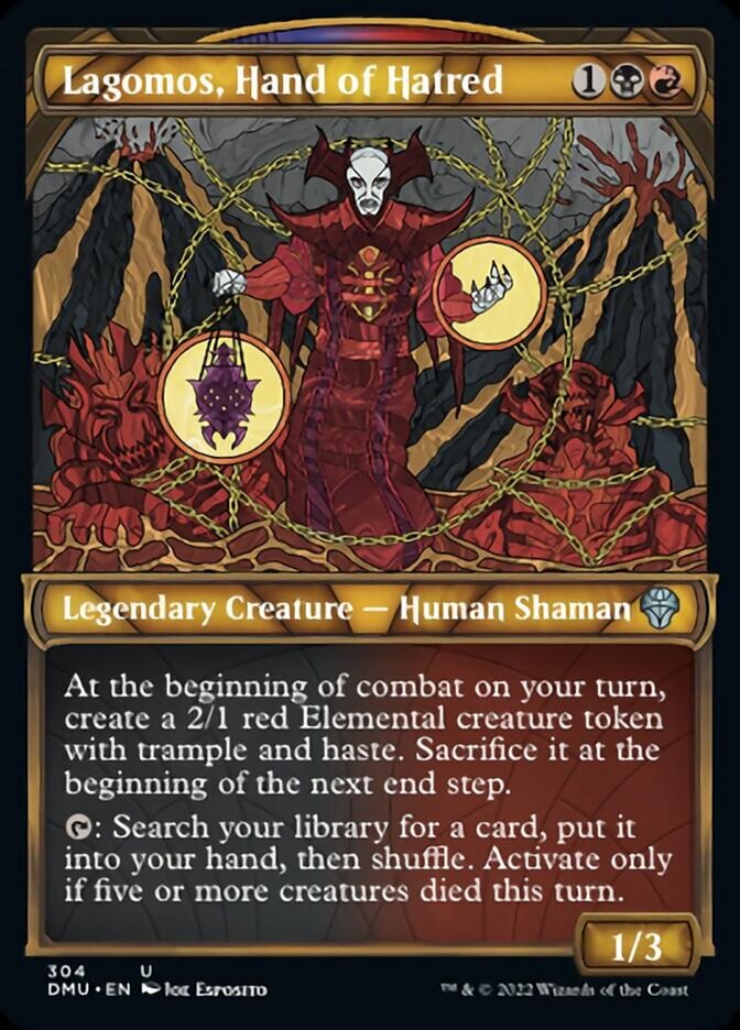 Lagomos, Hand of Hatred (Showcase) [Dominaria United] | Devastation Store