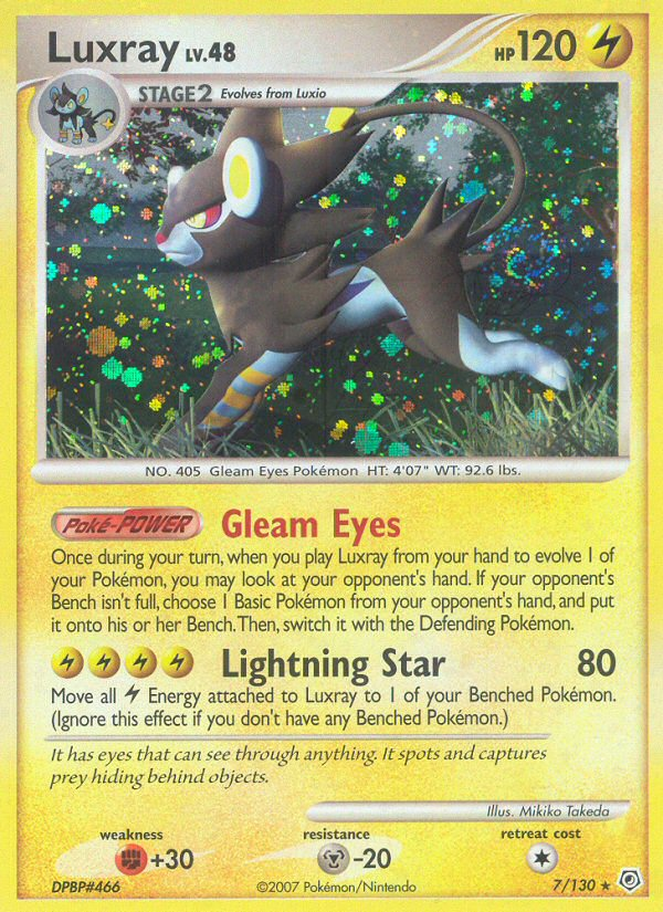 Luxray (7/130) [Diamond & Pearl: Base Set] | Devastation Store