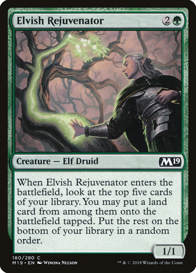 Elvish Rejuvenator [Core Set 2019] | Devastation Store