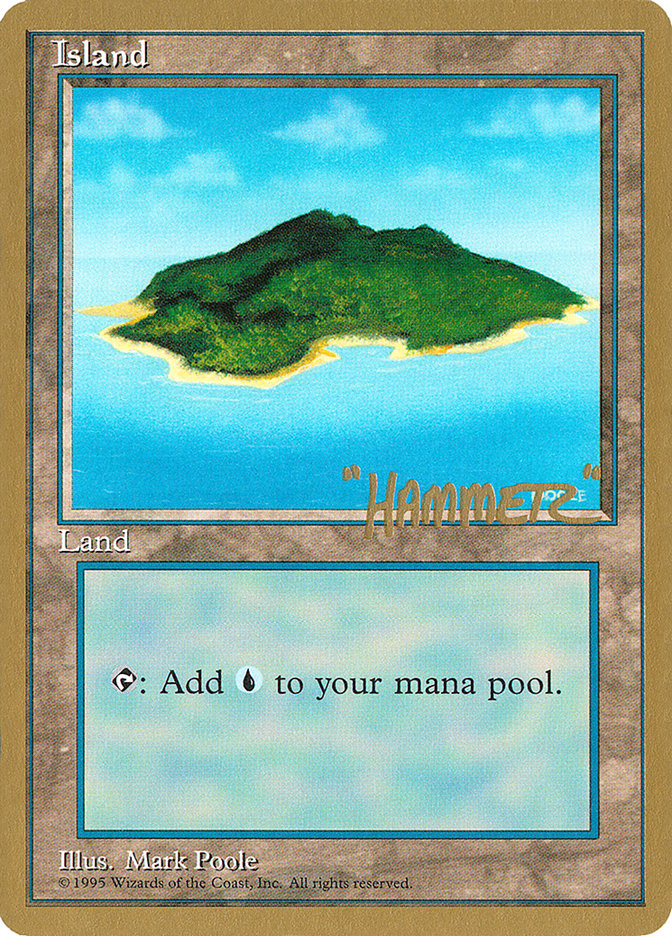 Island (shr367) (Shawn "Hammer" Regnier) [Pro Tour Collector Set] | Devastation Store