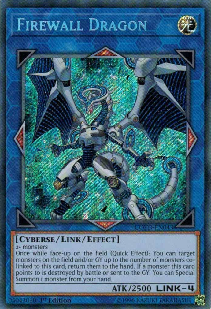 Firewall Dragon [COTD-EN043] Secret Rare | Devastation Store