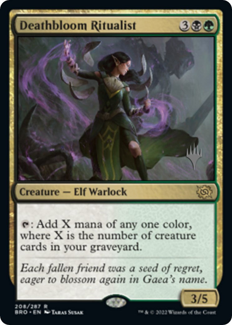 Deathbloom Ritualist (Promo Pack) [The Brothers' War Promos] | Devastation Store