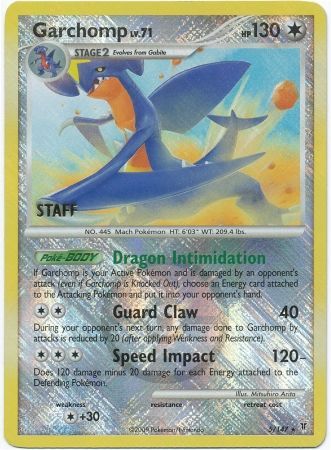 Garchomp (5/147) (Championship Promo Staff) [Platinum: Supreme Victors] | Devastation Store