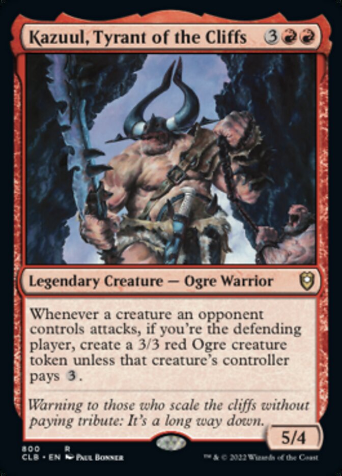 Kazuul, Tyrant of the Cliffs [Commander Legends: Battle for Baldur's Gate] | Devastation Store