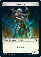 Soldier // Knight Double-Sided Token [March of the Machine Tokens] | Devastation Store