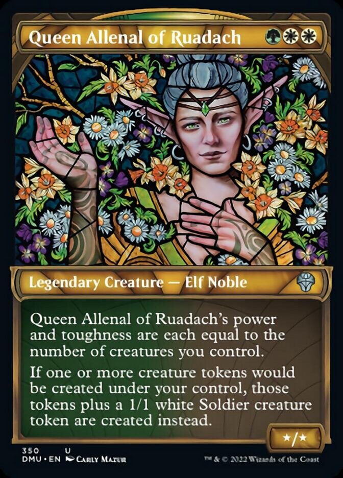 Queen Allenal of Ruadach (Showcase Textured) [Dominaria United] | Devastation Store