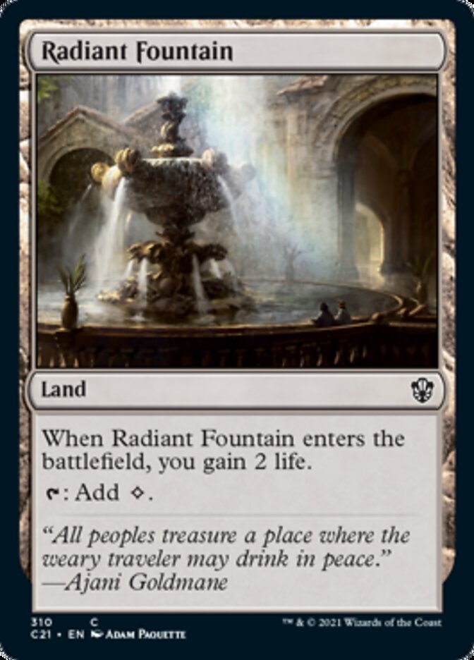 Radiant Fountain [Commander 2021] | Devastation Store