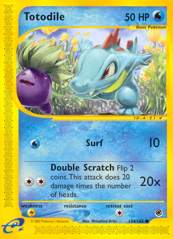 Totodile (134/165) [Expedition: Base Set] | Devastation Store