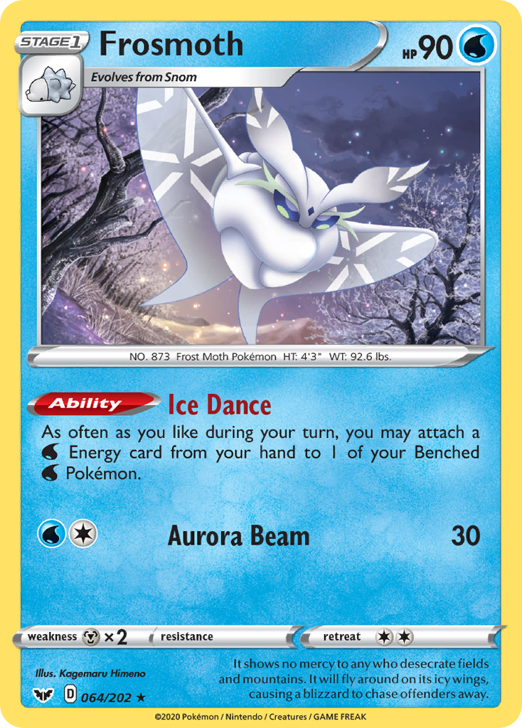 Frosmoth (064/202) (Theme Deck Exclusive) [Sword & Shield: Base Set] | Devastation Store