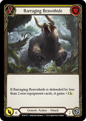 Barraging Brawnhide (Yellow) [WTR177-C] Alpha Print Normal - Devastation Store | Devastation Store