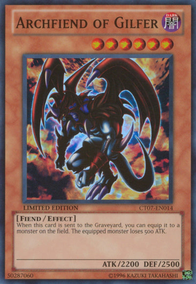 Archfiend of Gilfer [CT07-EN014] Super Rare | Devastation Store