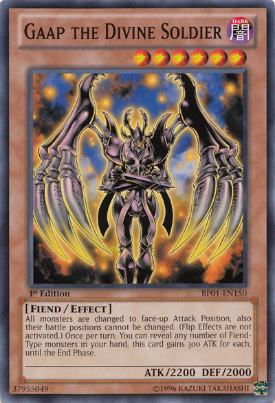 Gaap the Divine Soldier [BP01-EN150] Common | Devastation Store