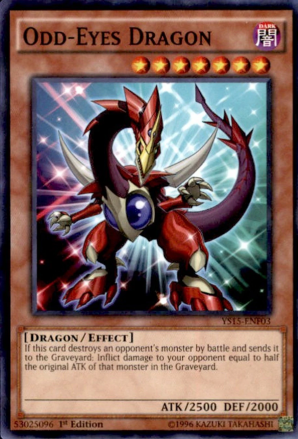 Odd-Eyes Dragon [YS15-ENF03] Shatterfoil Rare | Devastation Store