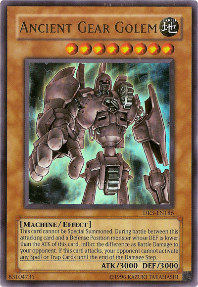 Ancient Gear Golem [DR3-EN186] Ultra Rare | Devastation Store