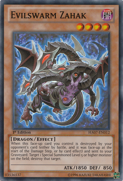 Evilswarm Zahak [HA07-EN012] Super Rare | Devastation Store