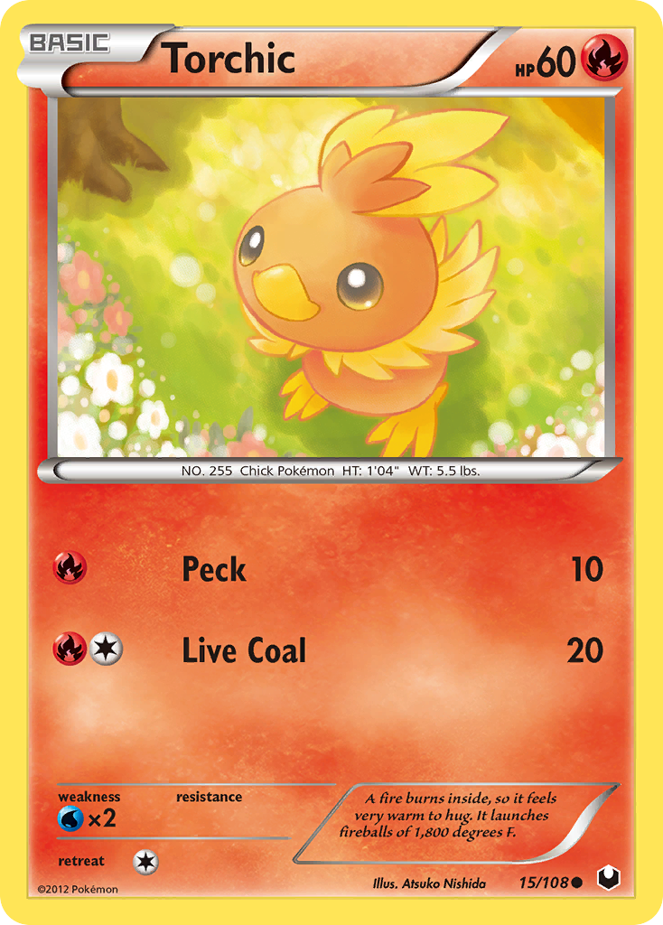 Torchic (15/108) [Black & White: Dark Explorers] | Devastation Store