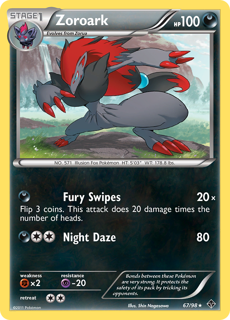Zoroark (67/98) [Black & White: Emerging Powers] | Devastation Store