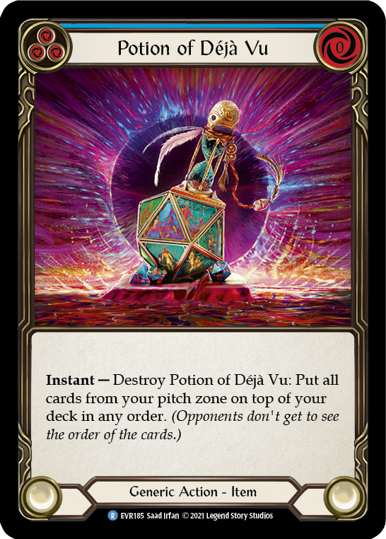 Potion of Deja Vu [EVR185] (Everfest)  1st Edition Cold Foil | Devastation Store