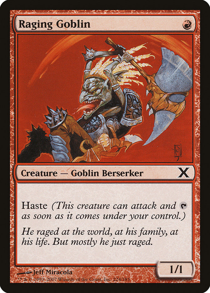 Raging Goblin [Tenth Edition] - Devastation Store | Devastation Store