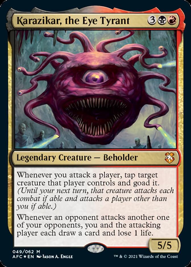 Karazikar, the Eye Tyrant [Dungeons & Dragons: Adventures in the Forgotten Realms Commander] | Devastation Store
