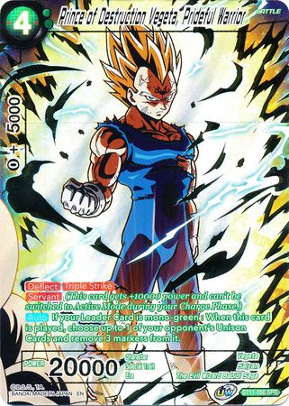 Prince of Destruction Vegeta, Prideful Warrior (SPR) [BT11-066] | Devastation Store