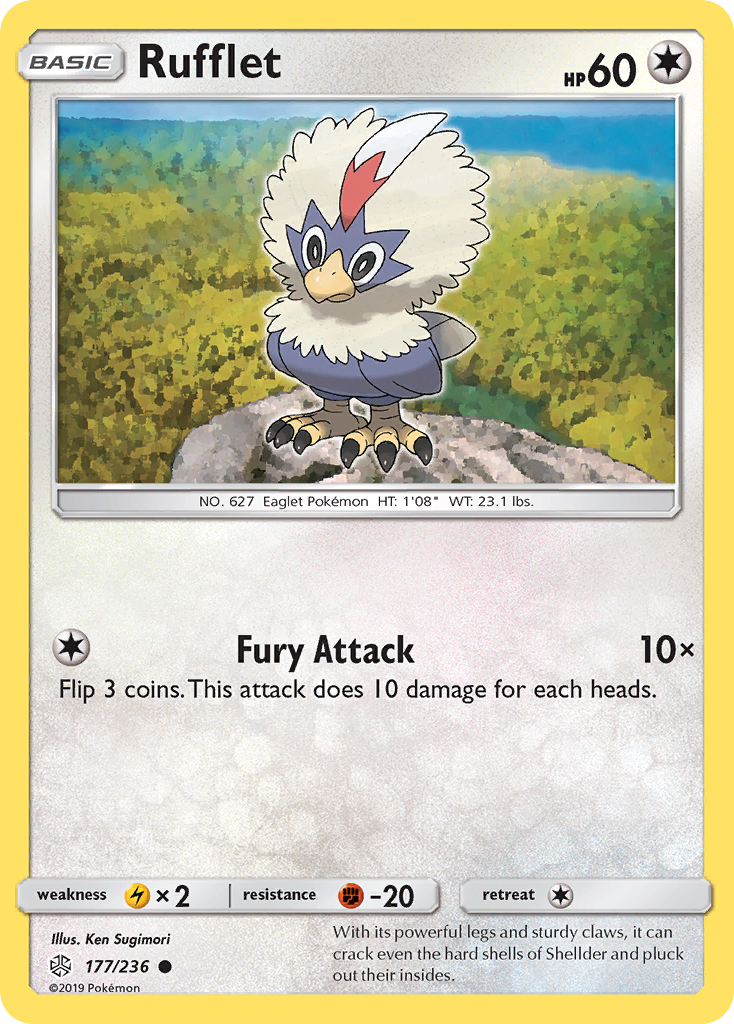 Rufflet (177/236) [Sun & Moon: Cosmic Eclipse] | Devastation Store