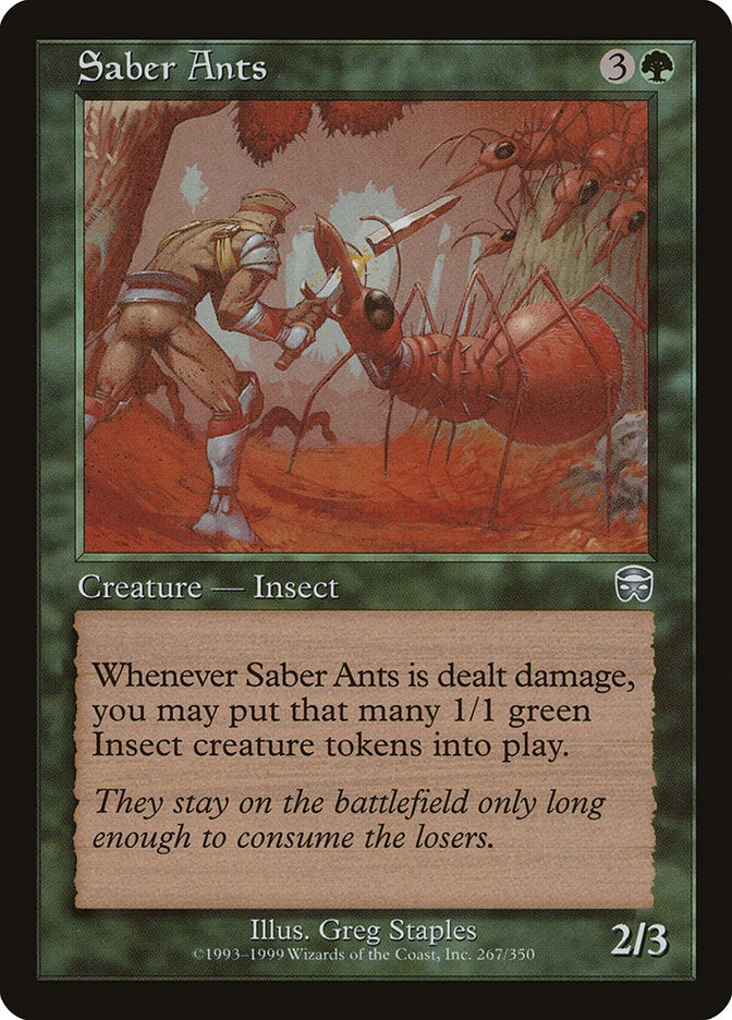 Saber Ants [Mercadian Masques] | Devastation Store